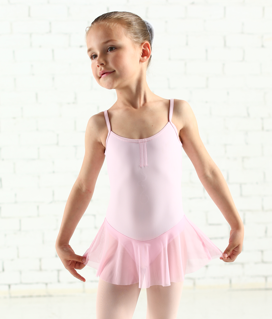 DLD 08MJU LEOTARD WITH MESH SKIRT