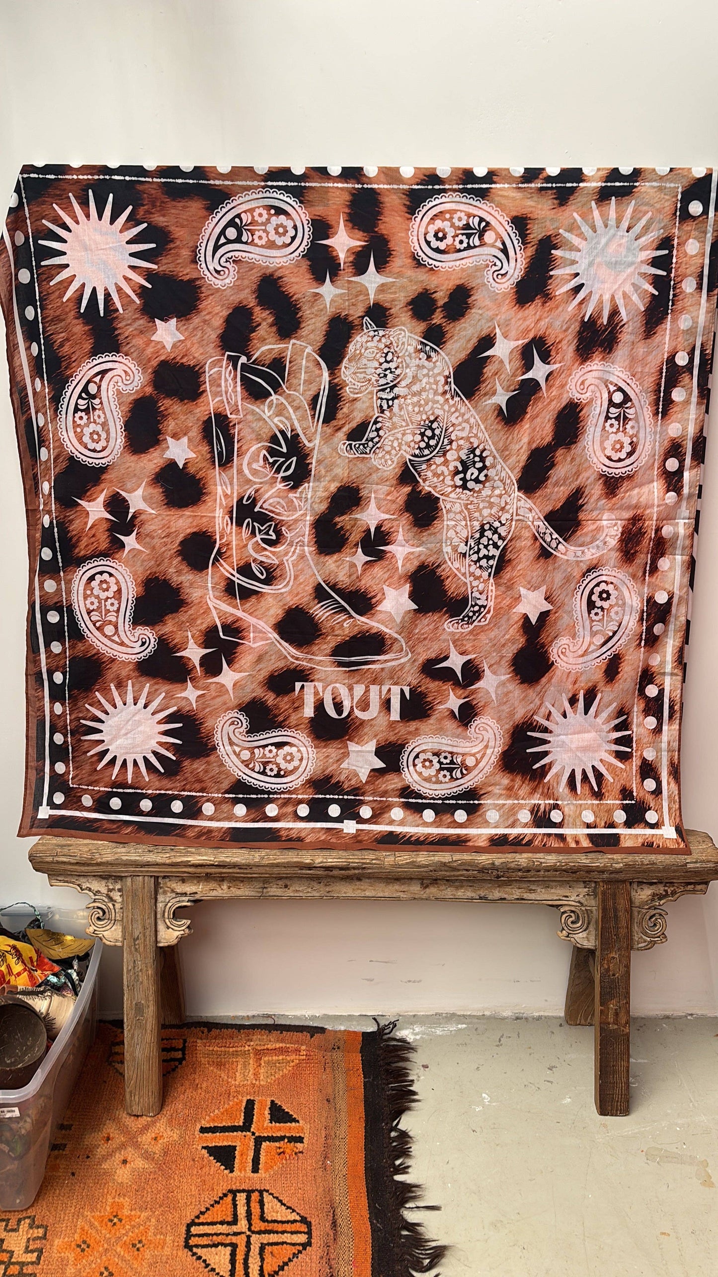 TOUT - Amelie LEOPARD scarf
