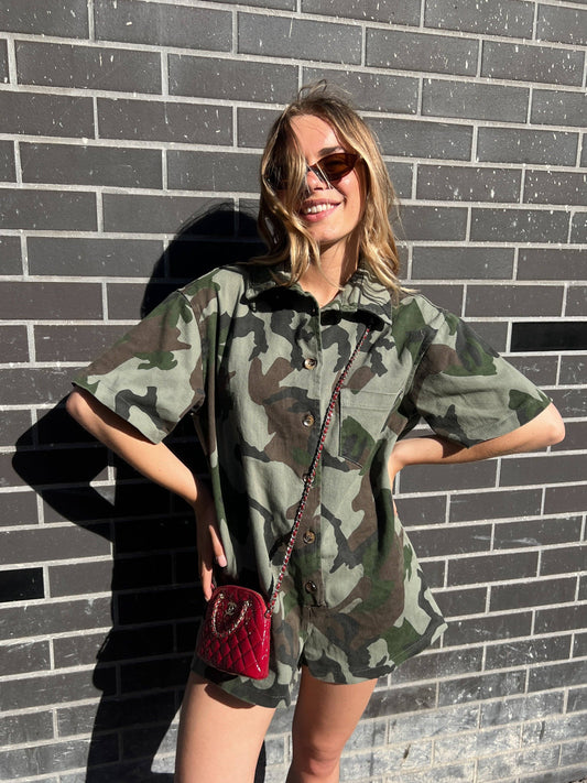 Sierra Camo playsuit