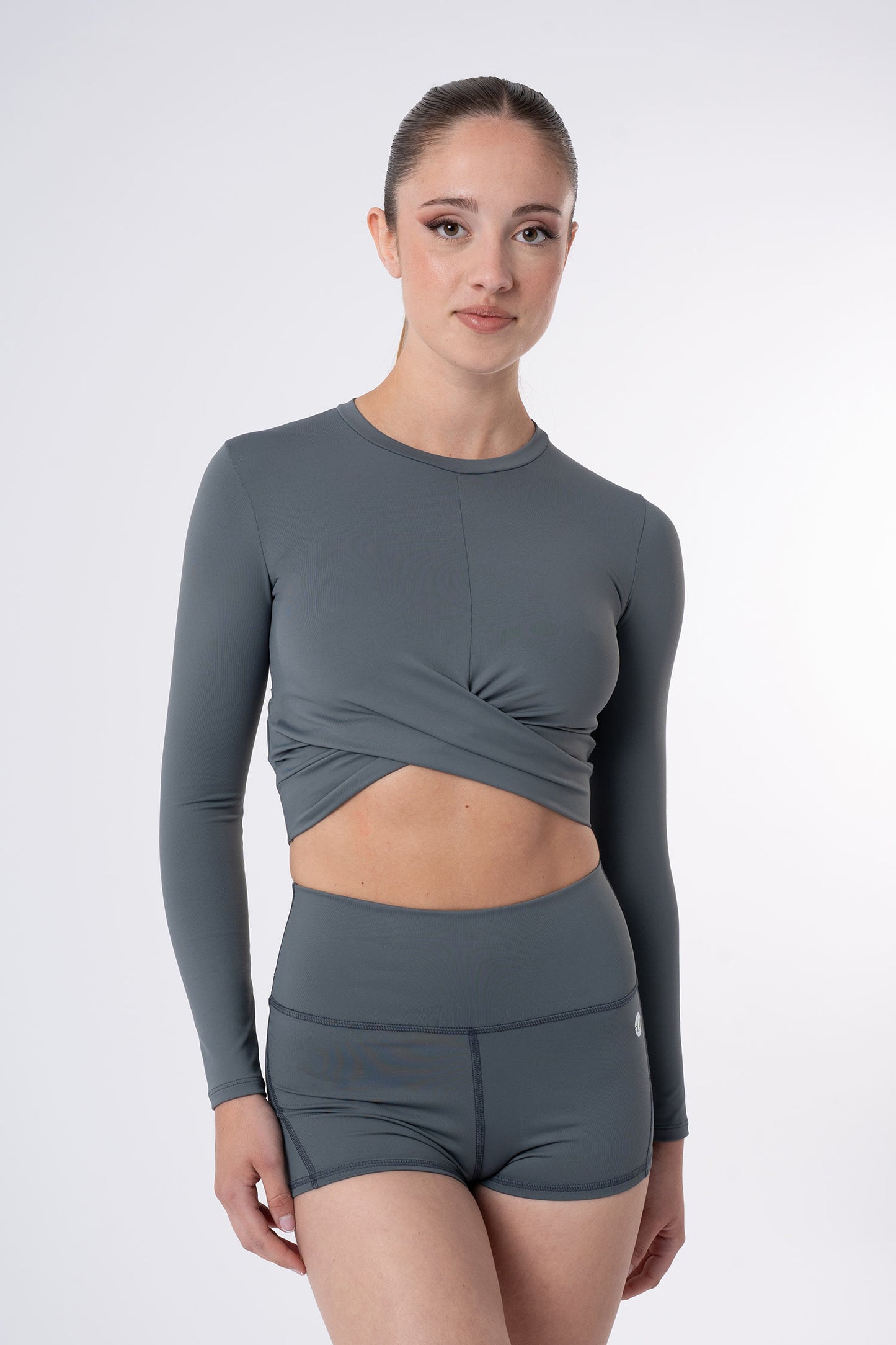 Long-sleeve Crop Top