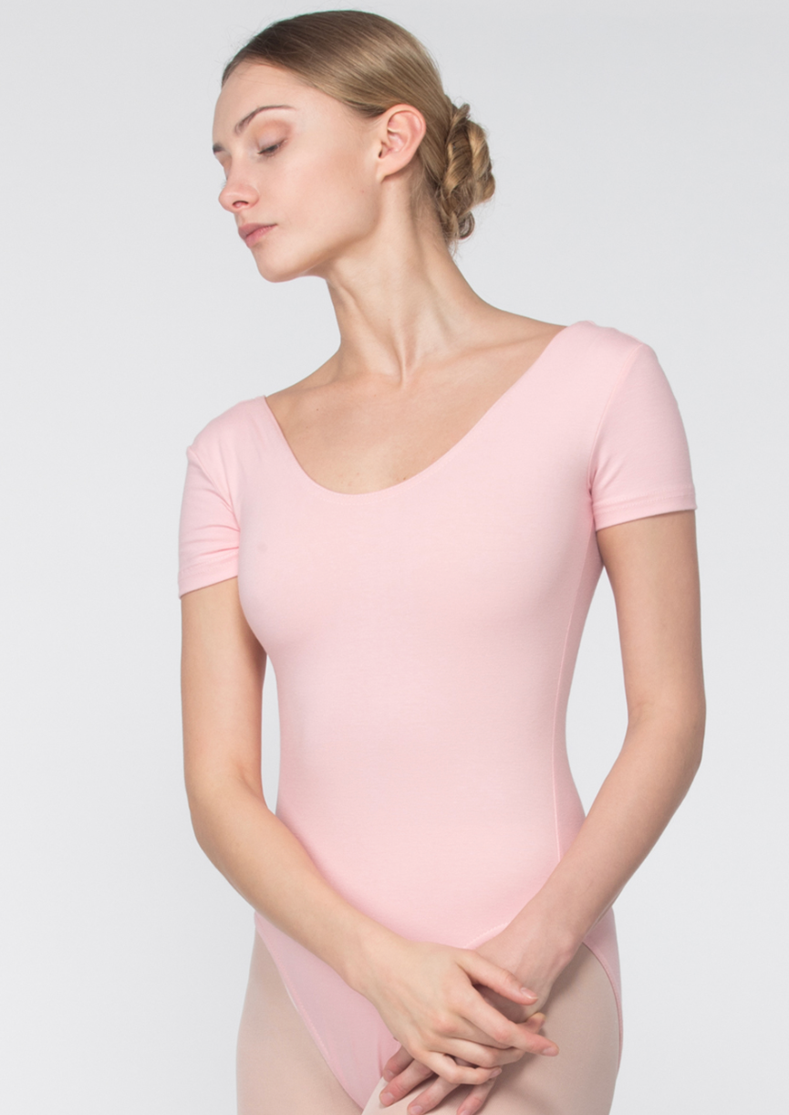 DL04CP Short sleeve leotard