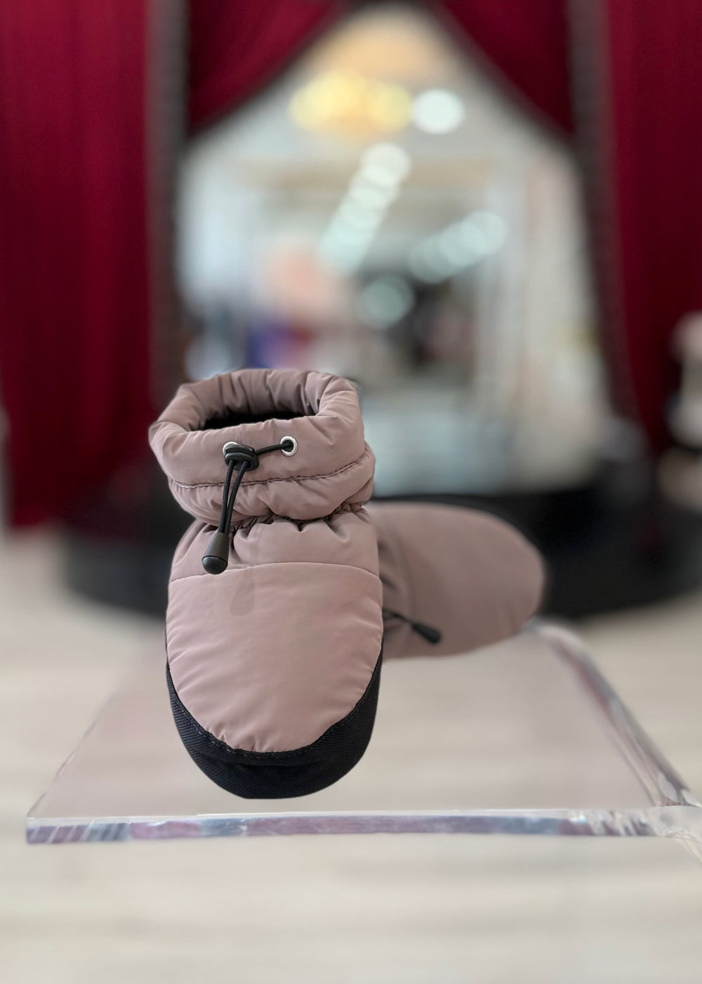 Split sole Wwarm-up booties M-75S