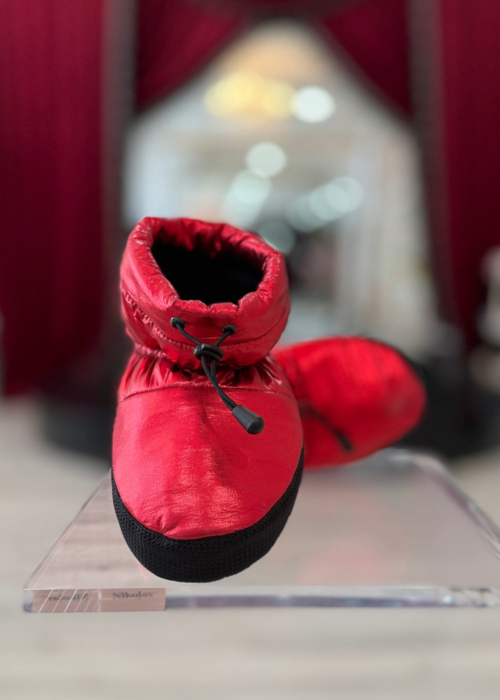 Split sole Wwarm-up booties M-75S