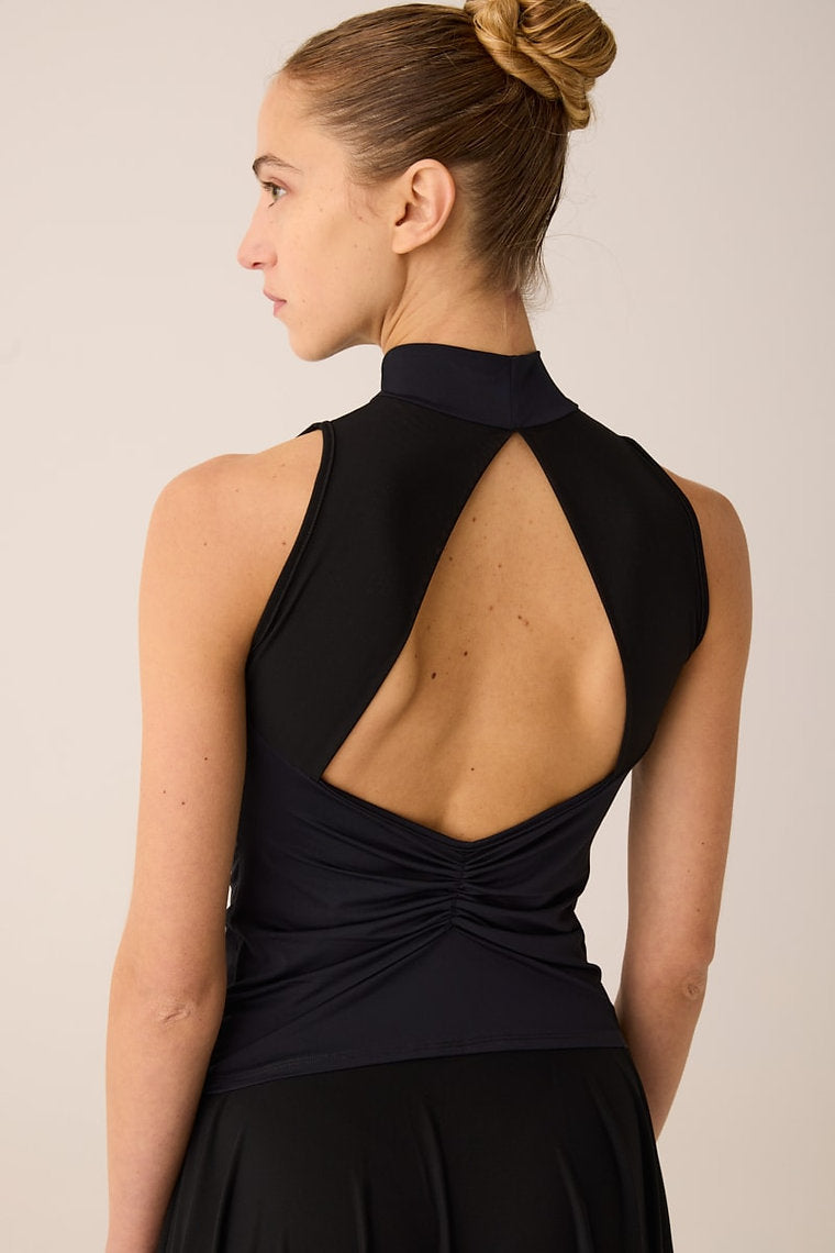 "Top with a wide open back