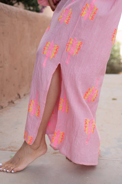 Long Fluid Shirt Dress Nepal