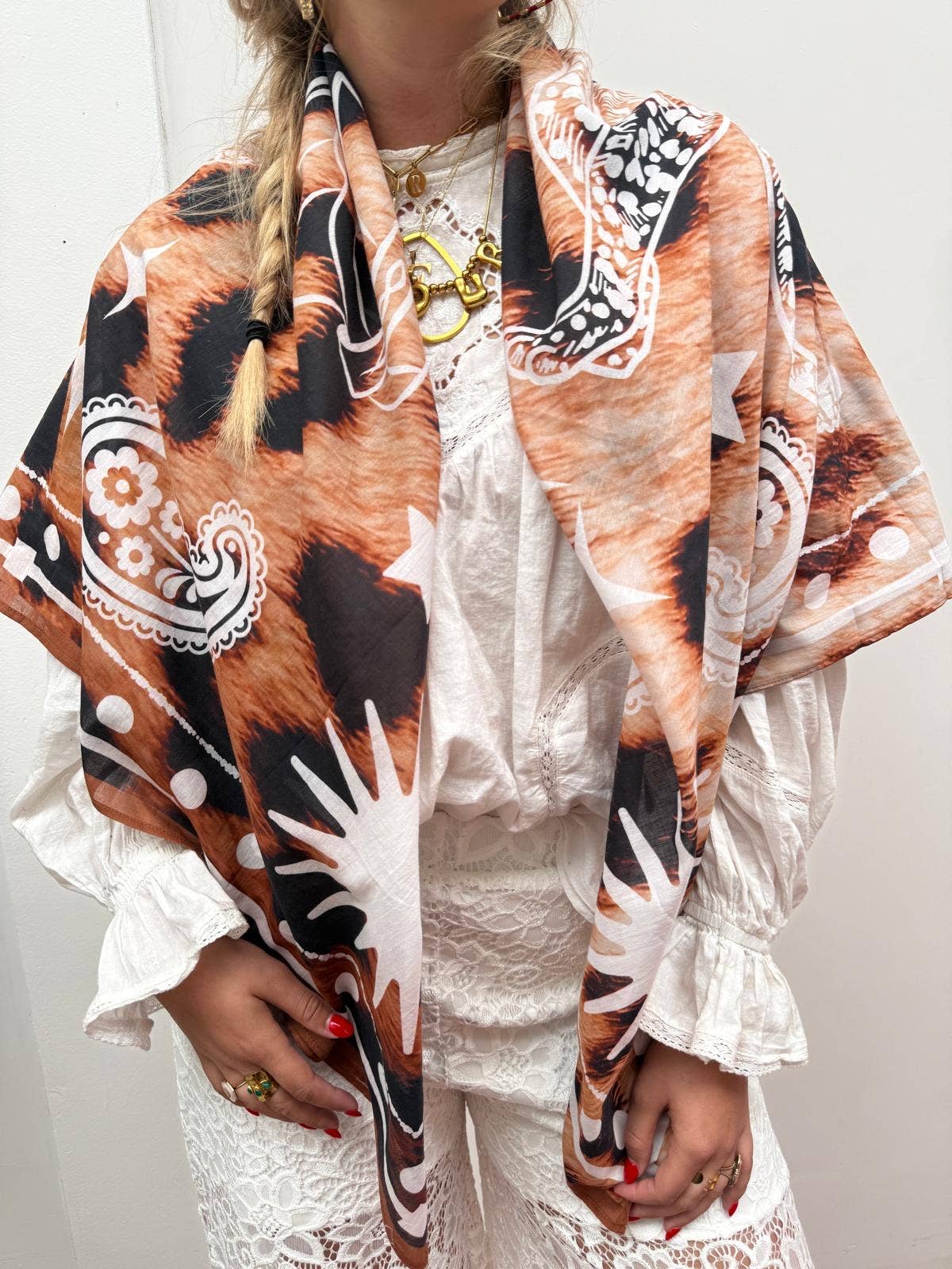 TOUT - Amelie LEOPARD scarf