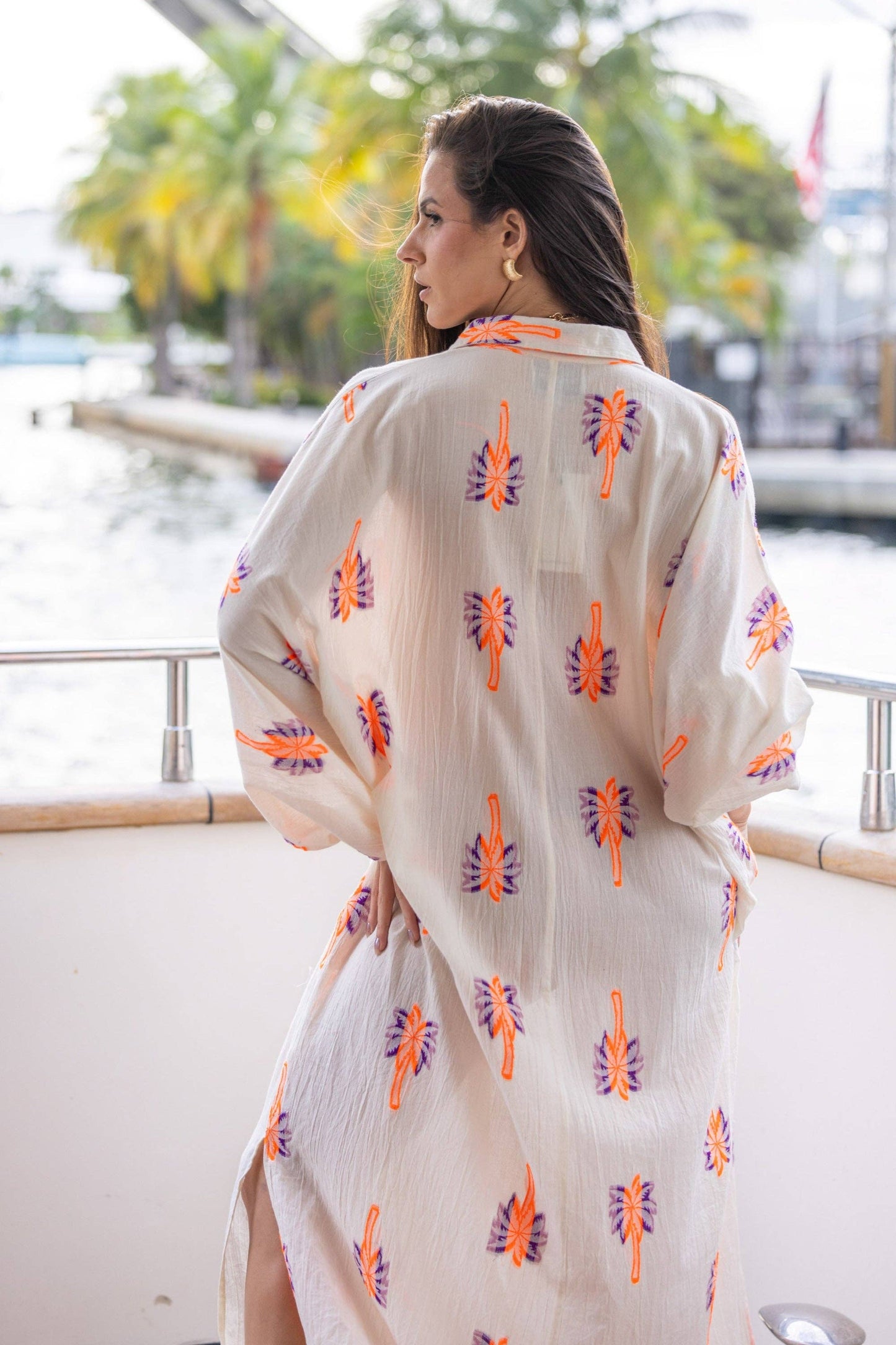 Long Fluid Shirt Dress Nepal
