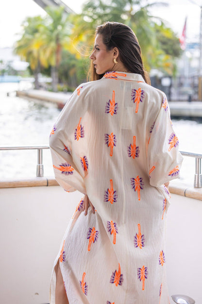 Long Fluid Shirt Dress Nepal
