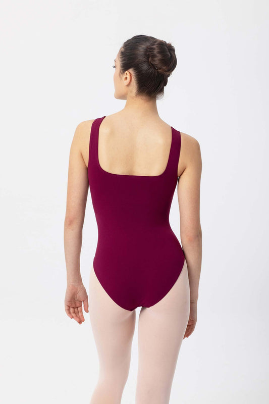 Tank leotard with square neck and square back Intermezzo